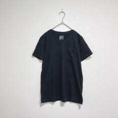 無印良品♡レディース コットンUネックTシャツ シンプル 胸ポケット M