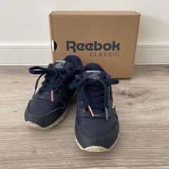 Reebok(リーボック)スニーカー天然皮革 キッズ ベビー 14cm/ネイビー