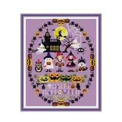 クロスステッチ完成品　ハロウィン＋Blaue Variatinen クロスステッチ完成品 ハロウィン＋Blaue Variatinen