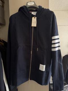 THOM BROWNE☆4BAR ジップアップフード付 パーカー♪【送料込】 三越伊勢丹 | THOM BROWNE/トムブラウン_men 通販 | 4-BAR