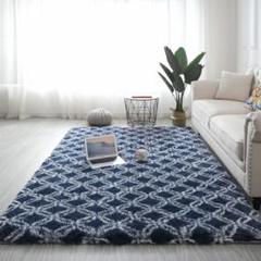 上品★100x140cm★長方形ラグ 洗えるラグ 滑り止め付 カーペット
