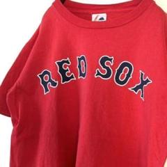 MLB レッドソックス Tシャツ L レッド 赤 古着