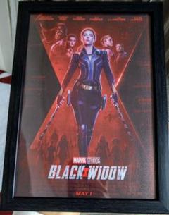アベンジャーズ ブラックウィドウ ポスター 全員 映画 送料無料 額縁付き