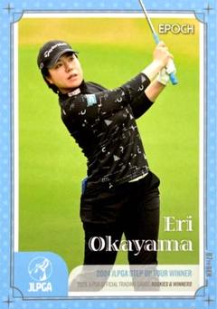 岡山絵里 レギュラーカード EPOCH 2025 JLPGA R&W