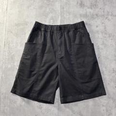 古着 TIGORA コットン ハーフパンツ カーゴ 黒 M