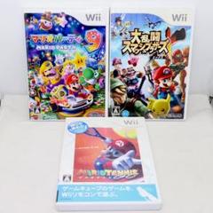 【Wii】ソフト 3点 マリオパーティ9/マリオテニスGC 他