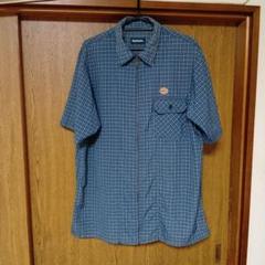 再お値下げ　hysteric 青系チェック 半袖シャツ