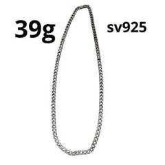 シルバー925 チェーンネックレス ロブスタークラスプ