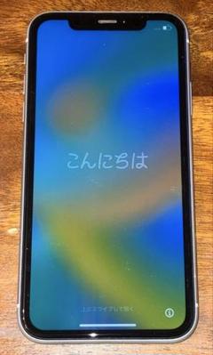 iPhone XR 64GB ホワイト SIMフリー ジャンク扱い