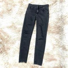 【ベルシュカ】Bershka◆ダークグレー◆スキニーデニム◆26