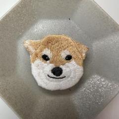 刺繍ブローチ 柴犬 #75 ハンドメイド - メルカリ