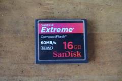 SanDisk Extreme 16GB CompactFlashカード