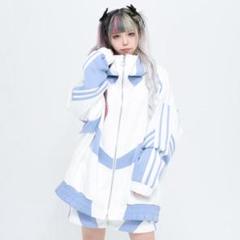 REFLEM【レフレム】ボリュームネックライン切り替えジャージ　黒 新品 REFLEM【レフレム】ボリュームネックライン切り替え