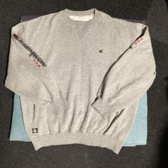 Champion Uネック グレー トレーナー