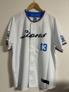 【新品】埼玉西武ライオンズの75thユニフォーム（髙橋光成）Lサイズ 新品】埼玉西武ライオンズの75thユニフォーム（髙橋光成）L