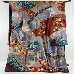 振袖 仮絵羽 桐屋 翠山工房 辻ヶ花 絞り 銀通し 正絹 未仕立て品 八掛付き 2025年最新】翠山工房 振袖の人気アイテム - メルカリ