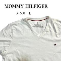 新品未使用 TOMMY HILFIGER Tシャツ ホワイト Vネック Mサイズ