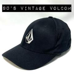 【超美品】90’s VOLCOM VINTAGEボルコム刺繍ロゴFLEXFIT