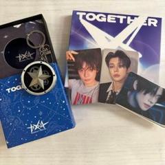 2021年txt ラッキードロー ヨンジュン 3枚セット サイン入りレシート付き TXT TOGETHER アルバム ラキドロ ユニバ トレカ ヨンジュン