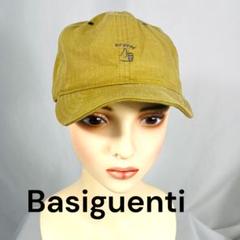 Basiguenti ベーシックエンティ　カーキ色 シンプルキャスケット