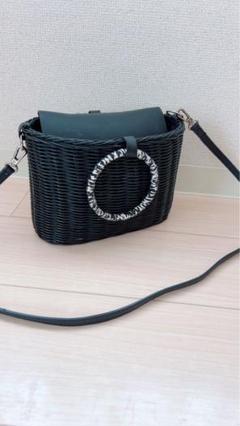 ⭐︎新品未使用⭐︎nouer ショルダーかごバッグ black ⭐︎新品未使用⭐︎nouer ショルダーかごバッグ black