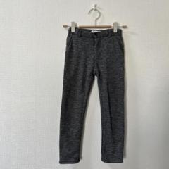 ZARA KIDSザラ キッズ　ヘリンボーン柄 ロングパンツ　綿混　グレー