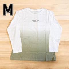 メンズ 長袖Tシャツ 【M】 グラデーション ビッグシルエット