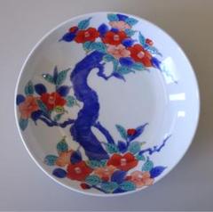 龍仙作　色鍋島　色絵蘭文七寸皿 Yahoo!オークション - 鍋島焼 色鍋島 色絵野菜尽文皿 七寸皿