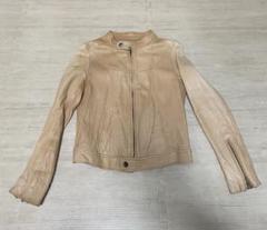 NOBLE ノーブル　レザージャケット定番　1番人気ベージュ 楽天市場】noble ライダースの通販