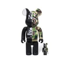 Bape x NBHD Be@rbrick 400% 100%