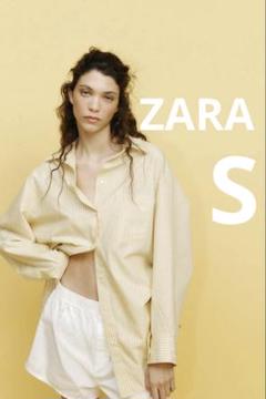 ZARA オーバーサイズポプリンシャツ Sサイズ