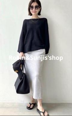 L'Appartement Hello Bonjour black knitのサムネイル