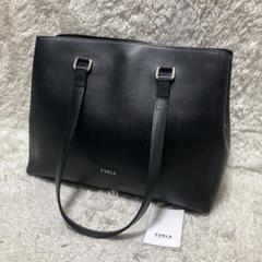 極美品 フルラ ネクスト L トートバッグ ビジネス ブラック