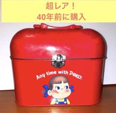 最初値下げ！超レア！40年前に購入した　ペコちゃん　ブリキケース