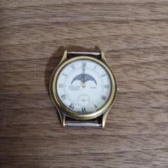 稼働 SEIKO AVENUE 腕時計 ムーンフェイズ デイト 新品レザー173 稼働 SEIKO AVENUE 腕時計 ムーンフェイズ デイト 新品レザー173