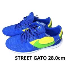 NIKE ストリートガト】フットサルシューズ ブルー×イエロー 28.0