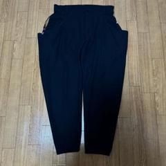 美品　リミフゥ　ヨウジヤマモト　変形　ストレッチ　パンツ　黒 HARD TWIST GABARDINE ZIP PANELED PANTS(S Black): Vintage 1.2