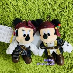ディズニー パイレーツ ぬいぐるみバッジセット 2025 ミッキー ミニー ディズニー パイレーツ ぬいぐるみバッジ ミニー