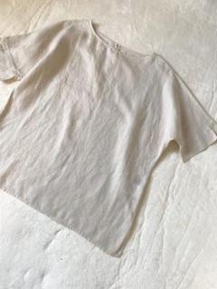 極美品 アンタイトル　UNTITLED　リネン ドルマンブラウス サイズ 2