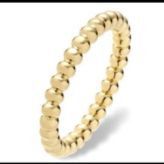 ペルレ ゴールドパール リング、ミディアムモデル 18K ローズ