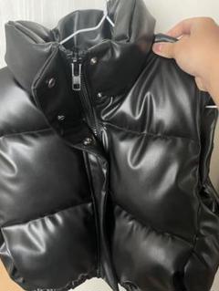 定価16万円コールブラックレザーダウンベスト黒coalblack 定価16万円コールブラックレザーダウンベスト黒coalblack