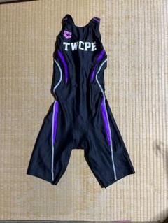TWCPE 競技用スイムスーツ 黒・紫 TWCPE 競技用スイムスーツ 黒・紫