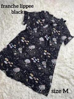 franche lippee black フランシュリッペ ミニワンピース