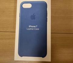 iPhone７　　純正レザーケース