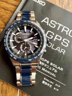 2029 SEIKO 動品　アストロン　7X520AA0 Seiko Astron Men's Black Watch - 7X52-0AA0 for sale online
