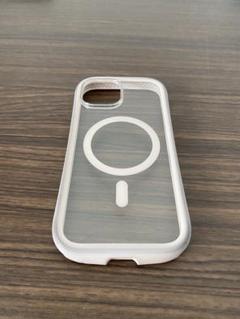 iPhone 15ガラスケース薄ピンク