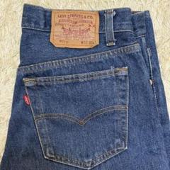 90s Levi's 501xx USA製 濃紺 赤文字 W33 ヴィンテージ 希少】 ビンテージ 90s USA製 リーバイス 501XX 赤文字 W32