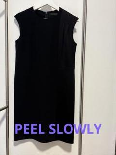 セール】 PEELSLOWLY:レオパードコンビネーションドレス