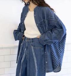 ニコアンド　REMAKE DENIM SHIRT 楽天市場】【SALE／30%OFF】[NKJ 2024AW] REMAKE DENIM SHIRT