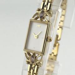 【稼働/良品】THE FRANKLIN MINT×HANAE MORI 腕時計